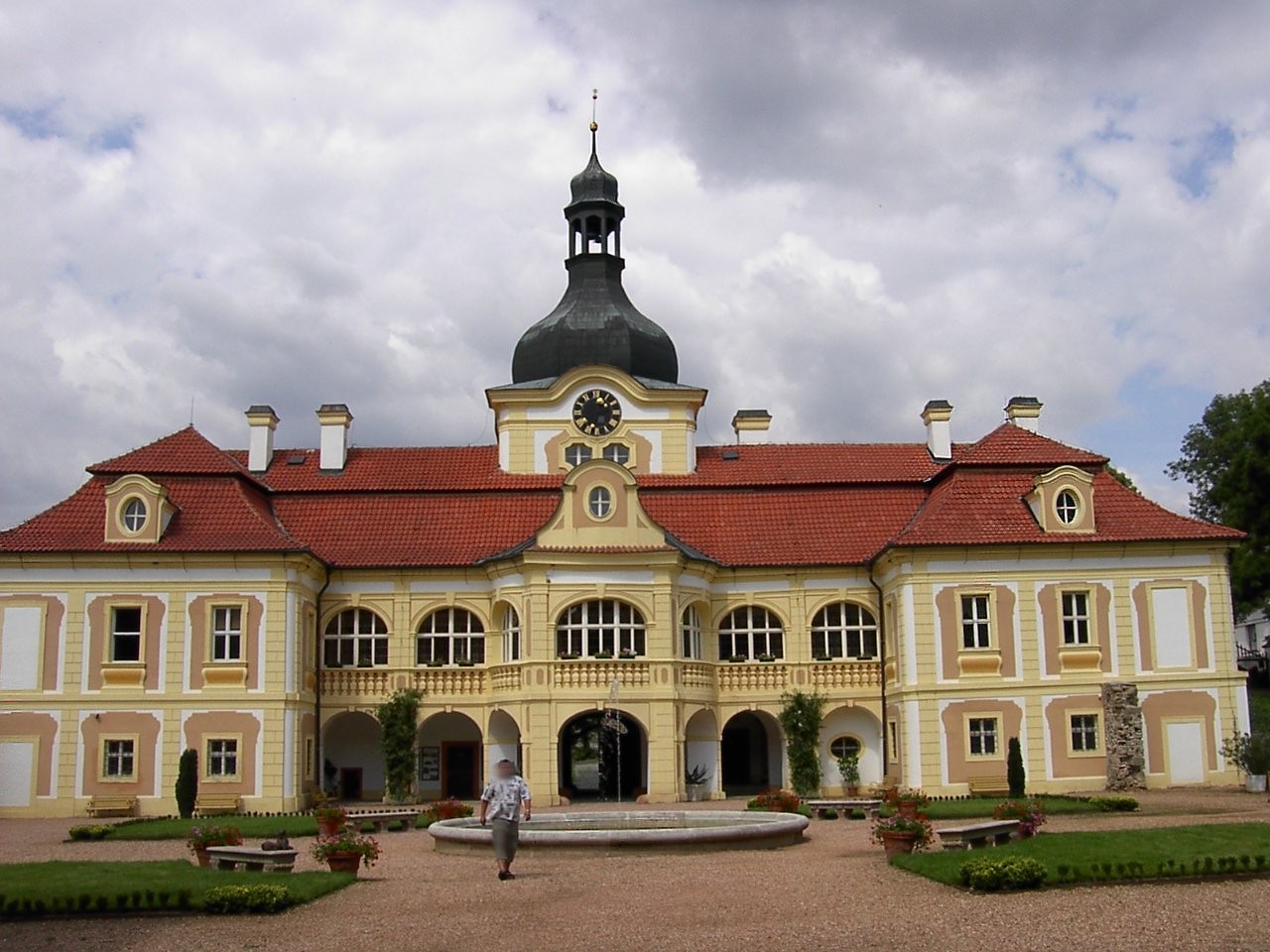 Nebílovy Castle in the Czech Republic
