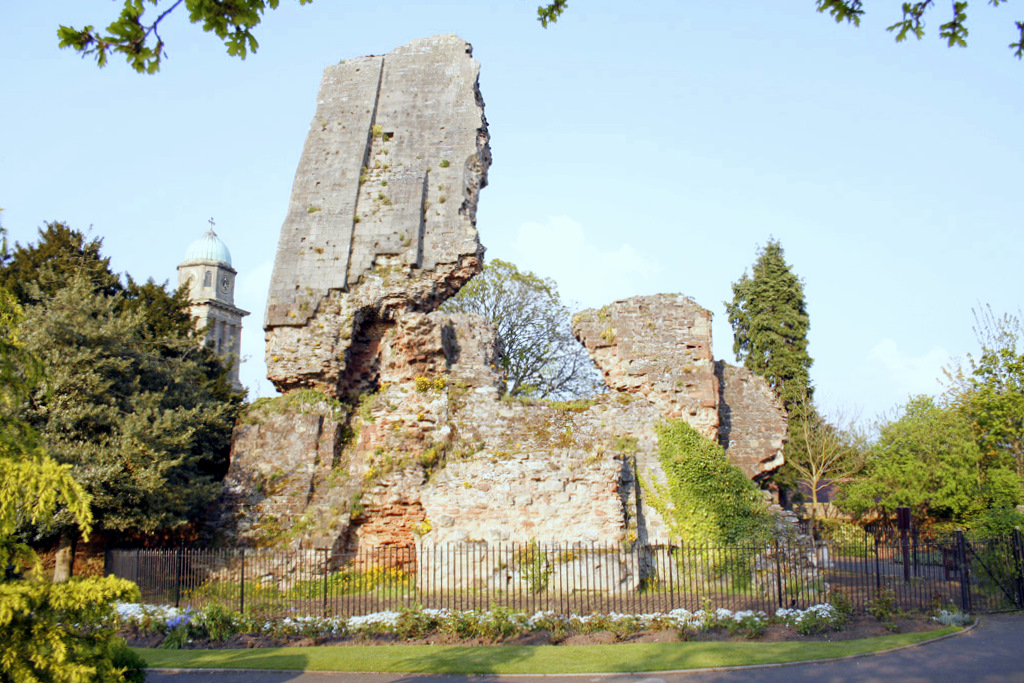 Bridgnorth Castle in England