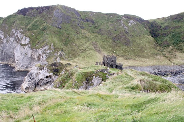 Kinbane Castle（北アイルランド）