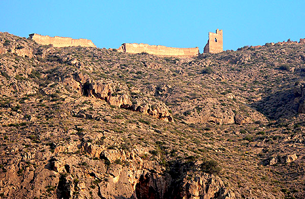 Castle of Orihuela in Spain