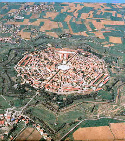 Palmanova Fortress in Italy
