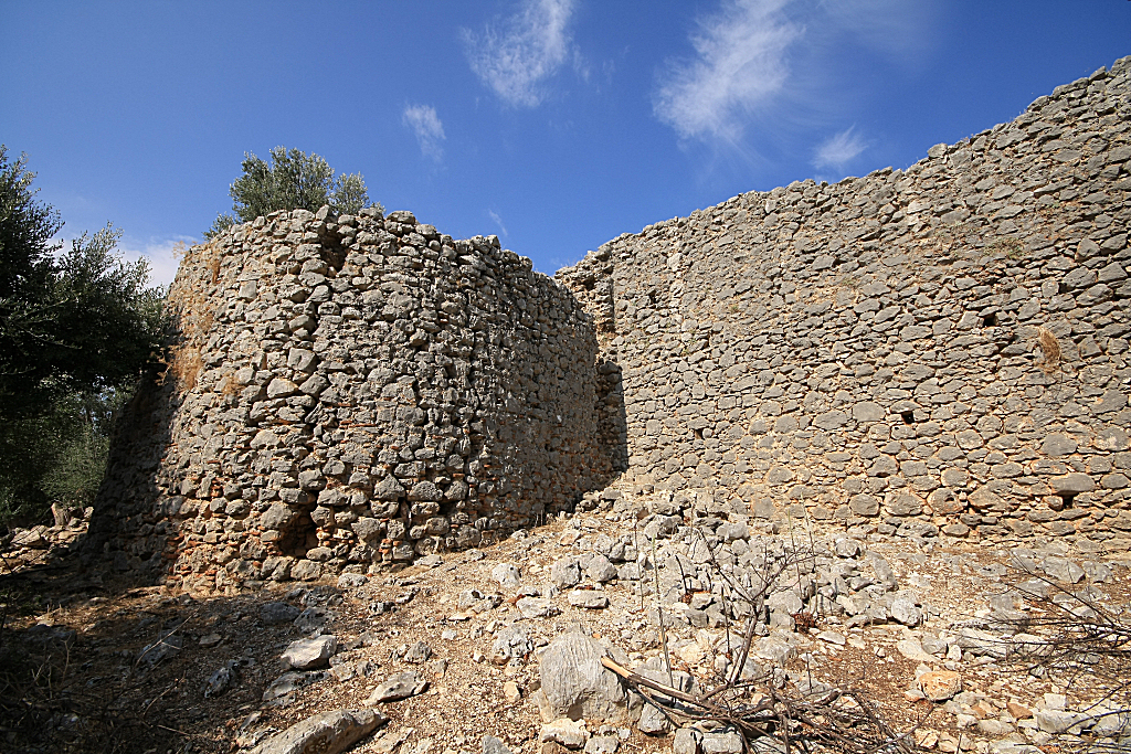 Castle of Varnakas in Greece