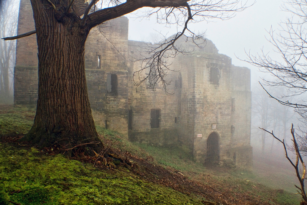 Harewood Castle en Inglaterra