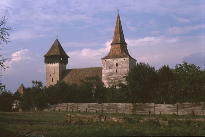 Lutheran church in Movile, Sibiu in Romania