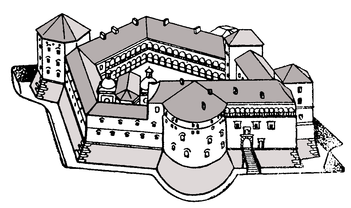Berezhany Castle in Ukraine