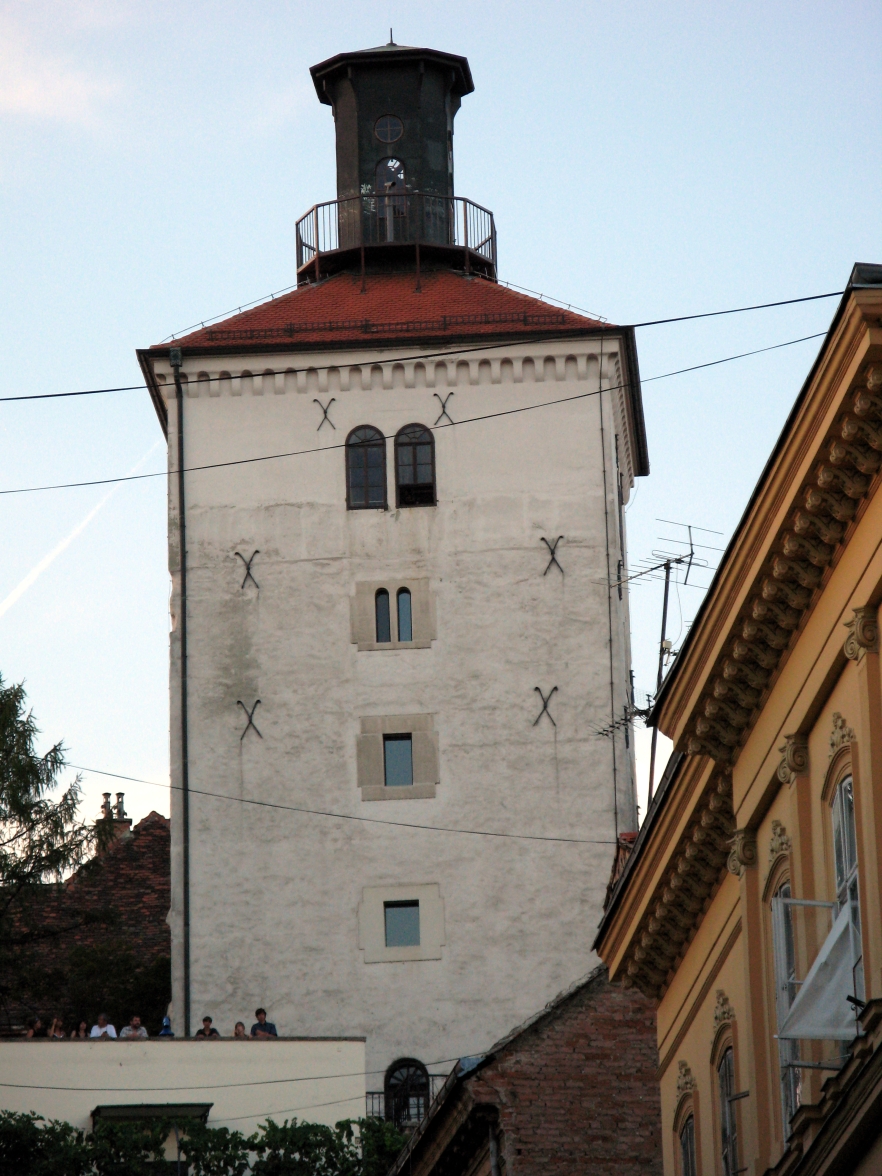 Lotrščak Tower in Croatia