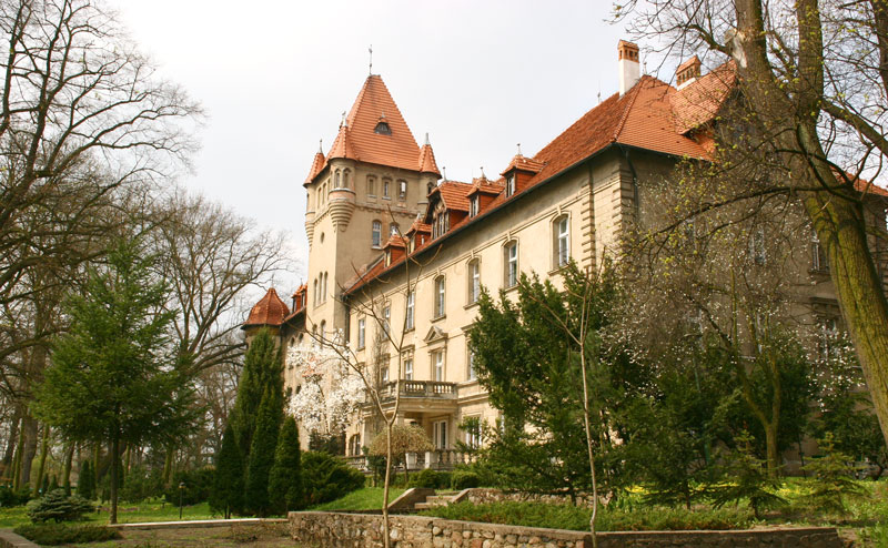 Osieczna Castle in Poland