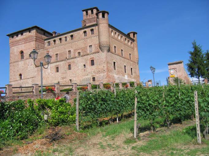 Castle of Grinzane Cavour in Italy