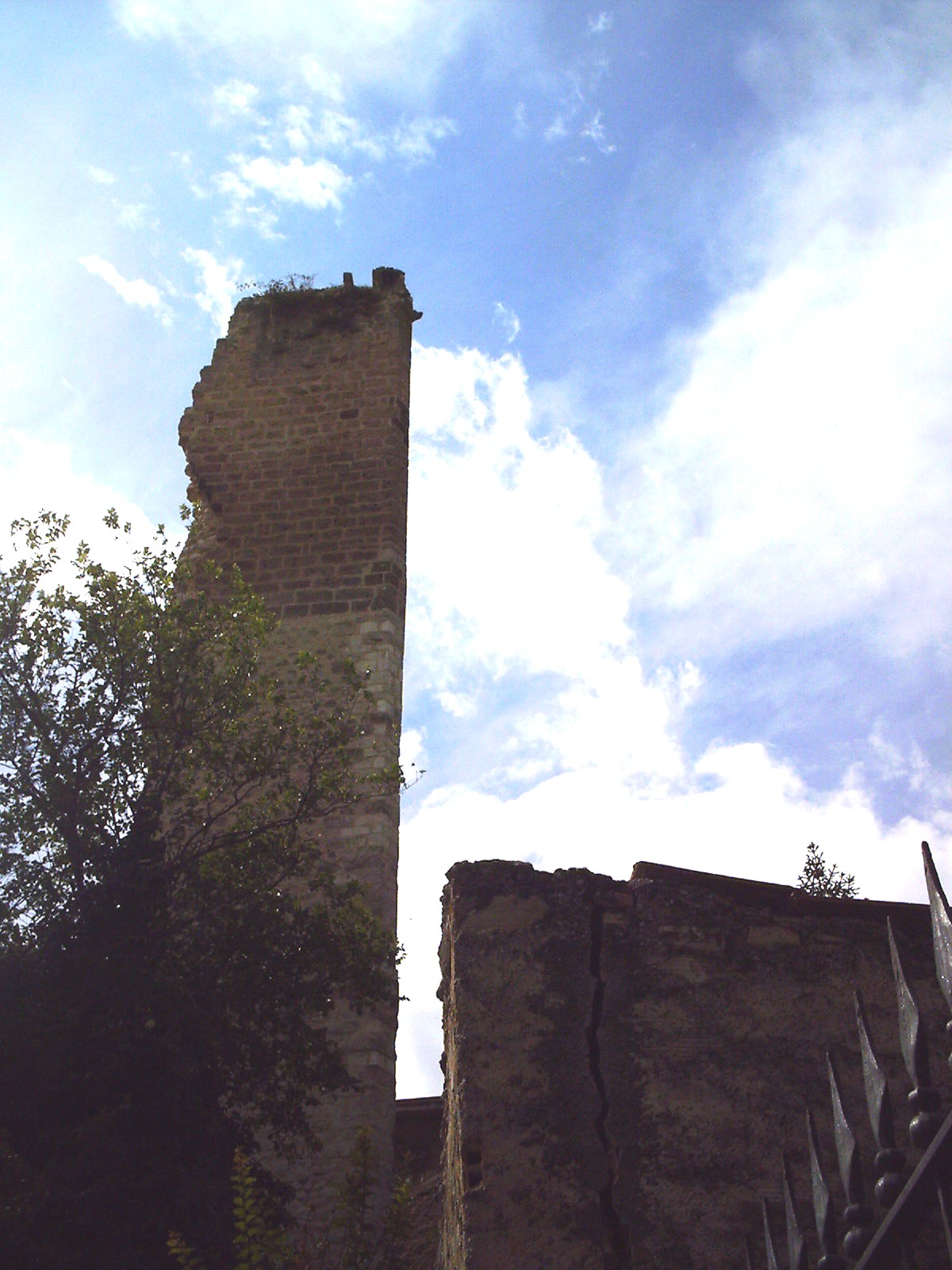Norman castle of Anversa degli Abruzzi in Italy