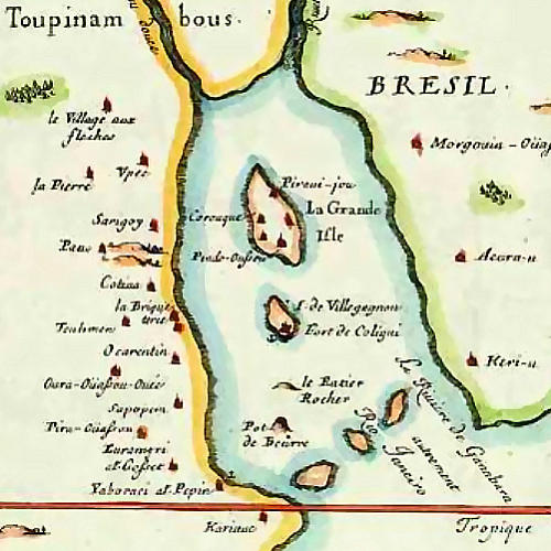 Fort Coligny in Brazil
