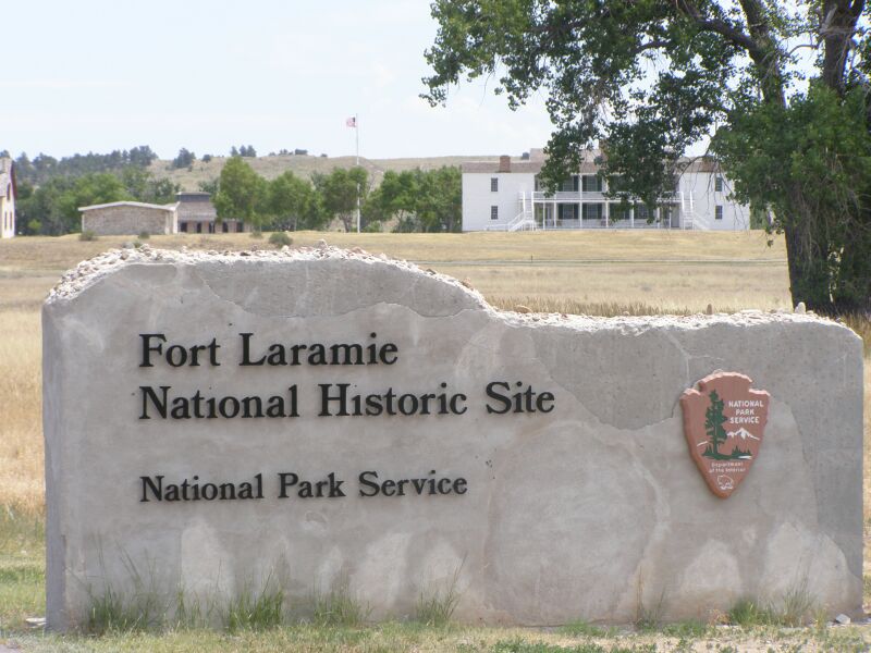 Fort Laramie National Historic Site in de Verenigde Staten