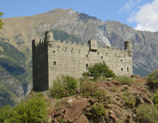 Ussel Castle in Italy