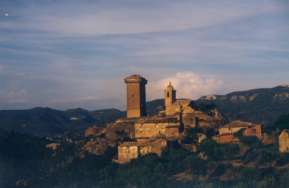 Abizanda Castle in Spain