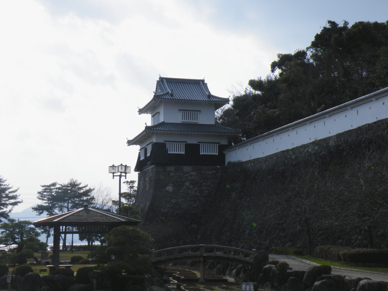 Kushima Castle in Japan