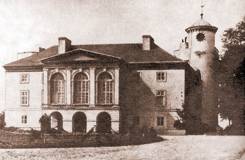 Hrymailiv Castle in Oekraïne