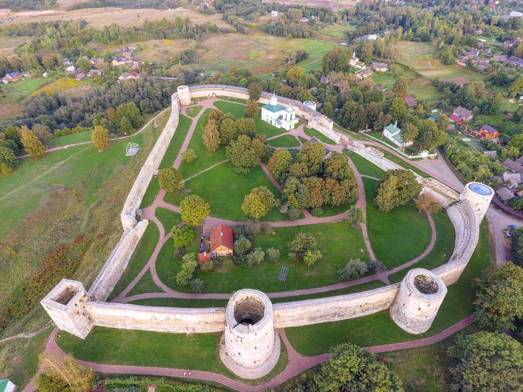 Fortress of Izborsk in Russia
