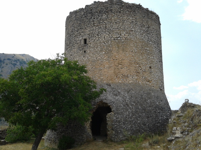 Castle of Ortona dei Marsi in Italy