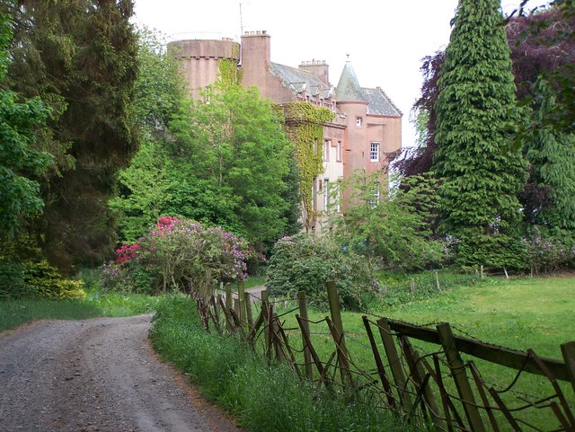 Colliston Castle in Scotland