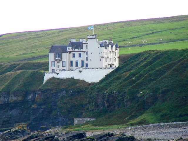 Dunbeath Castle in Schottland