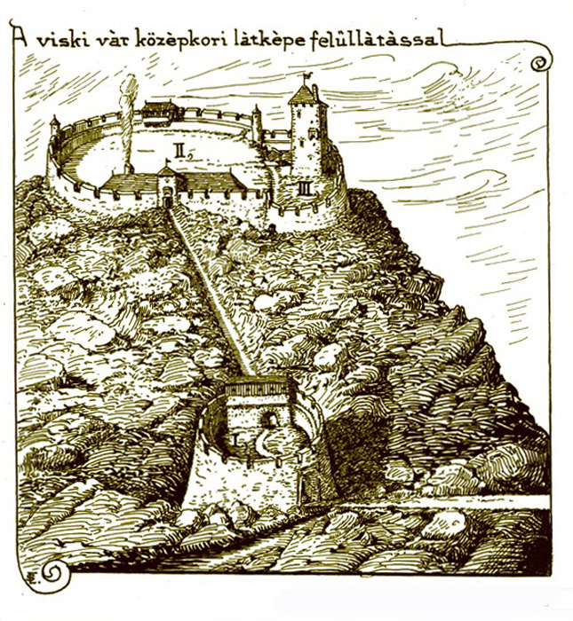 Visk Castle in Ukraine