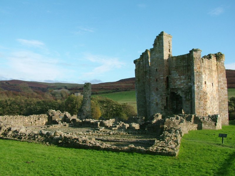 Edlingham Castle w Anglii