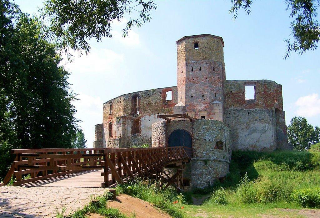Castle of Bishops in Siewierz in Poland