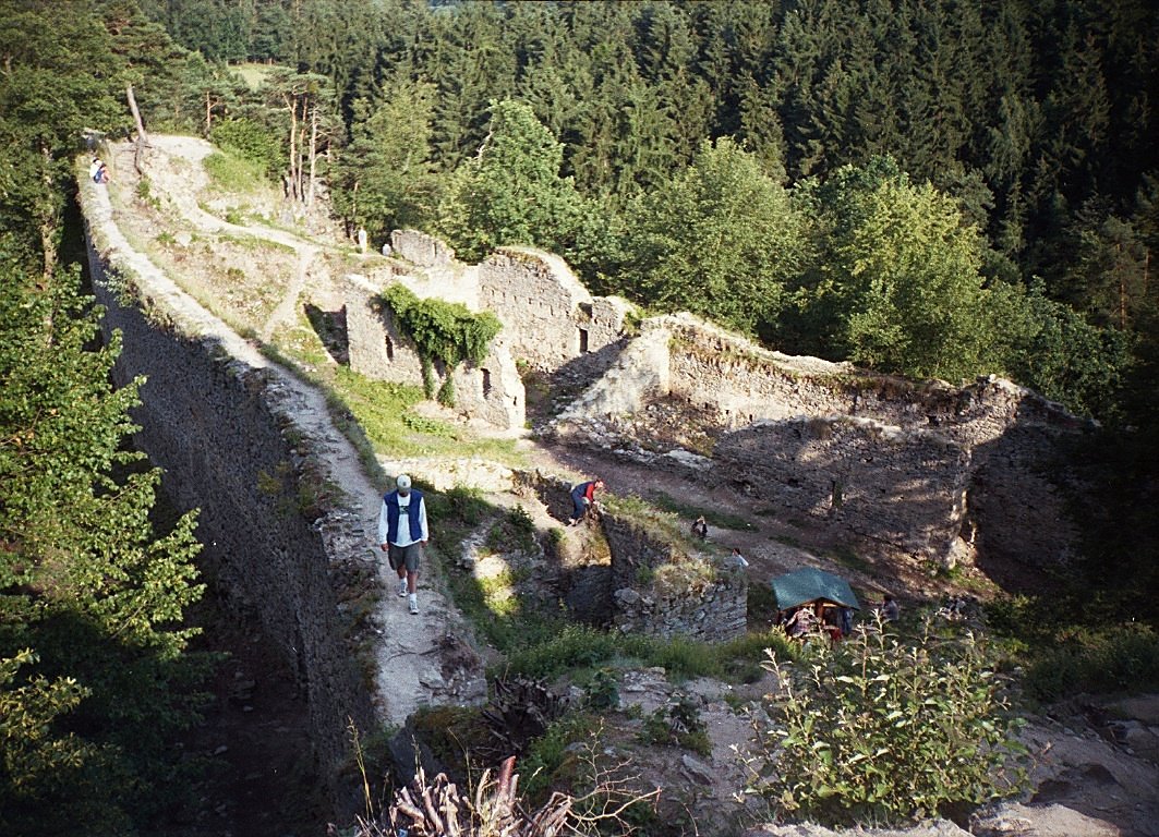 Dívčí kámen in the Czech Republic