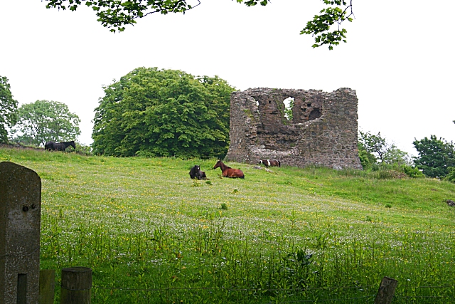Carra Castle in Noord-Ierland