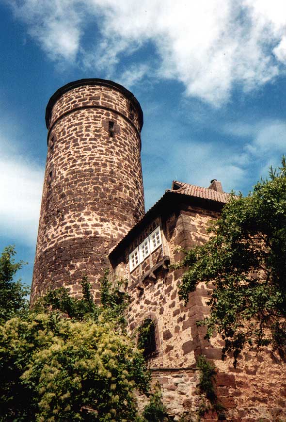 Castle of Ludwigstein in Germany