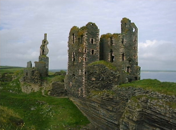 Castle Sinclair Girnigoe in Scotland