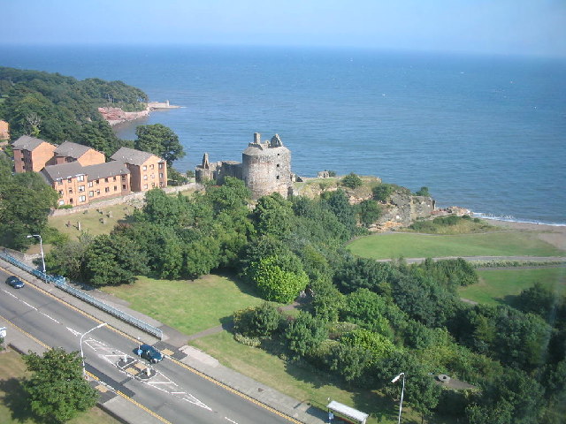 Ravenscraig Castle in Schotland