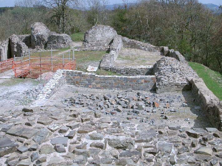 Dolforwyn Castle in Wales