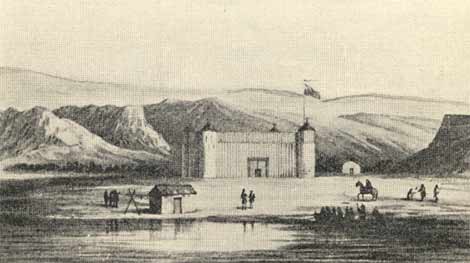 Fort Nez Percés in de Verenigde Staten
