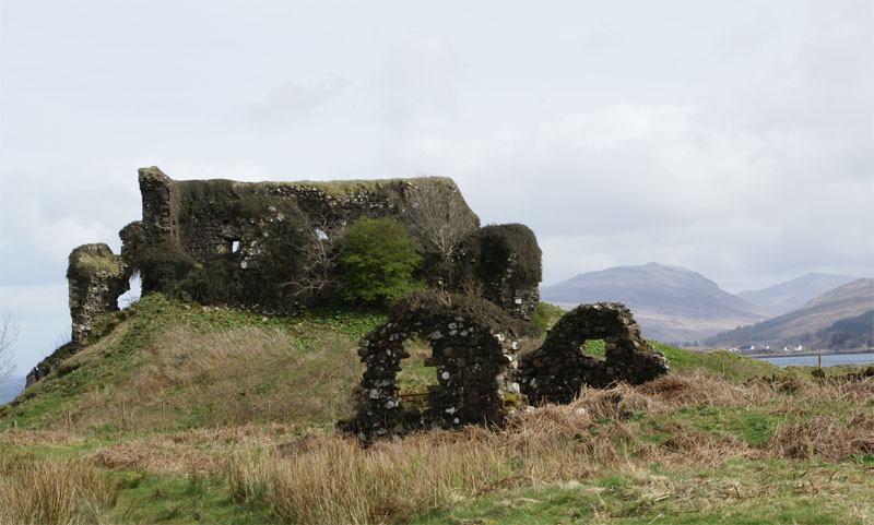 Aros Castle in Scotland