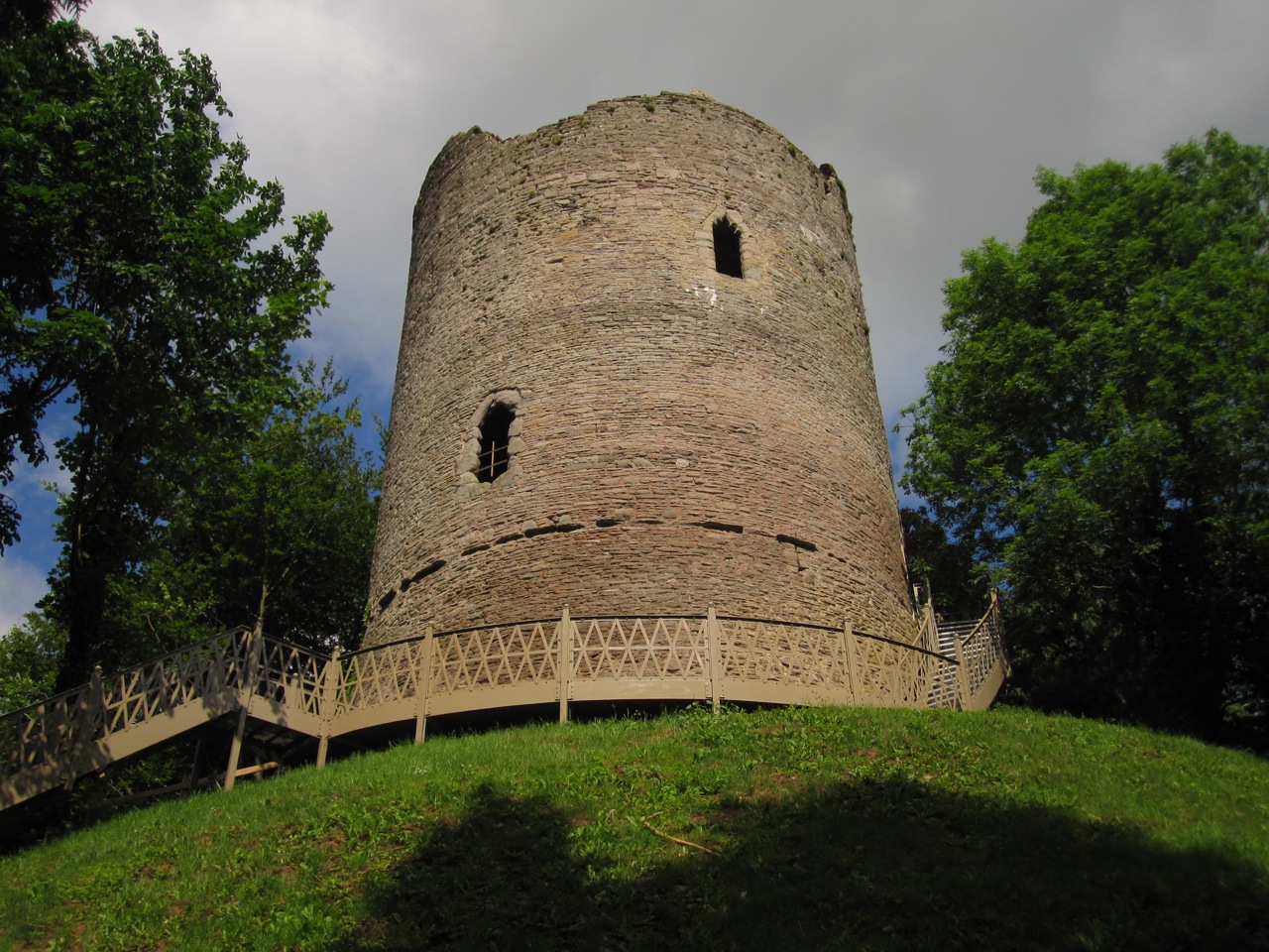 Bronllys Castle in Wales