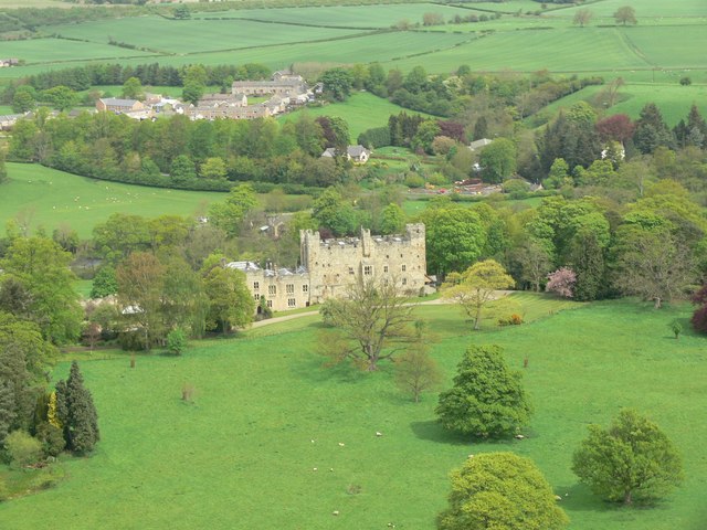 Haughton Castle in England