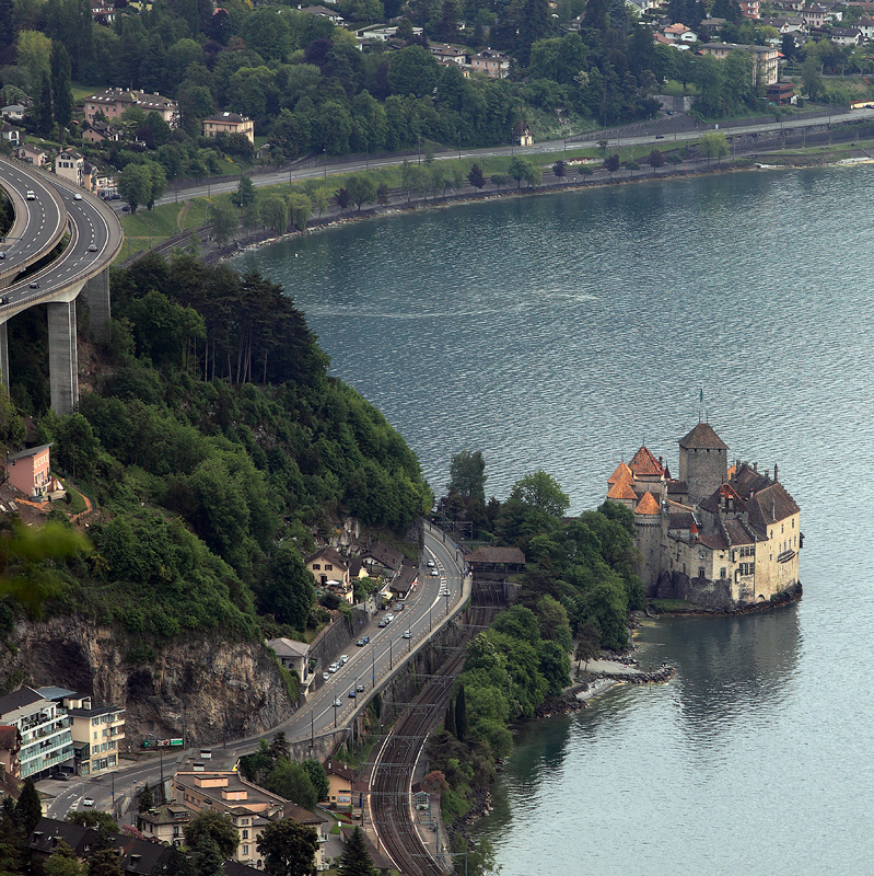 Fort de Chillon w Szwajcarii
