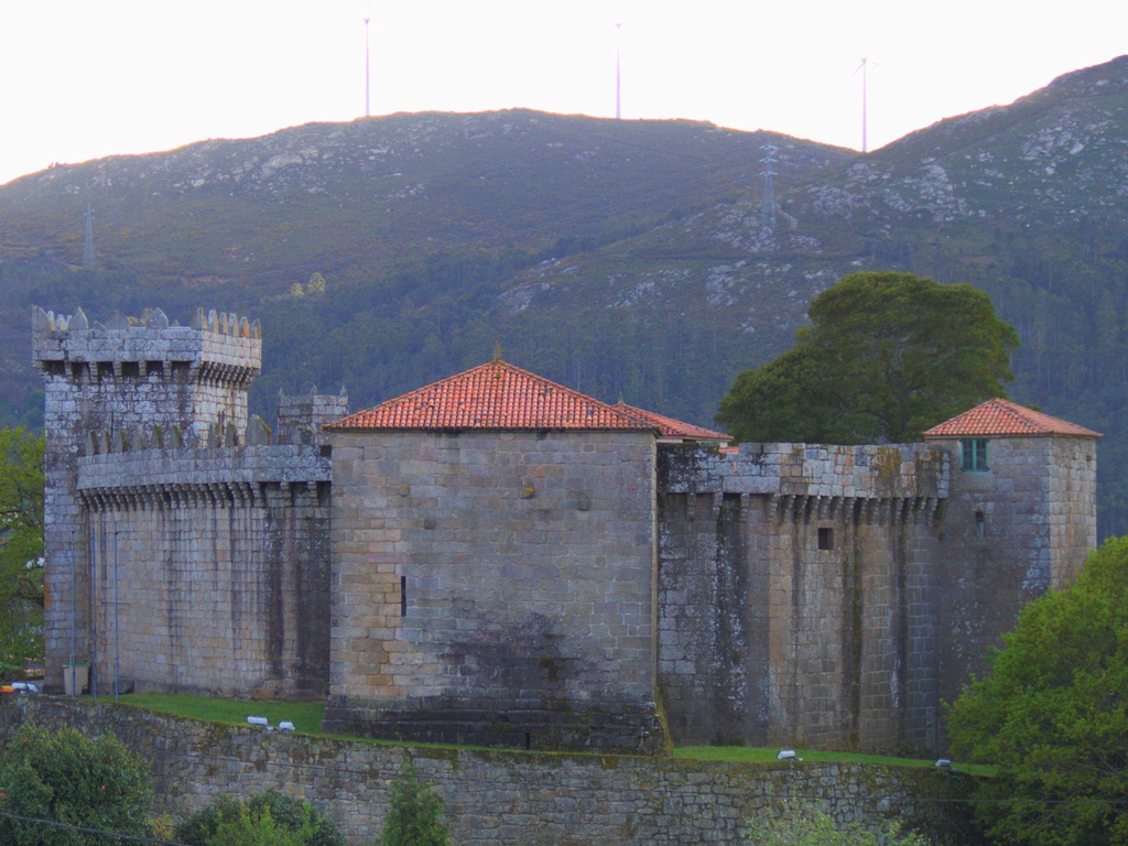 Castle of Vimianzo in Spain