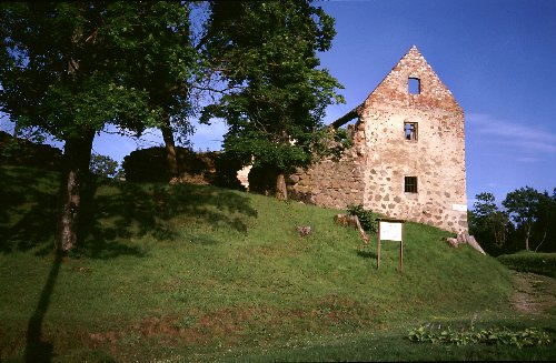 Aizpute Castle in Latvia