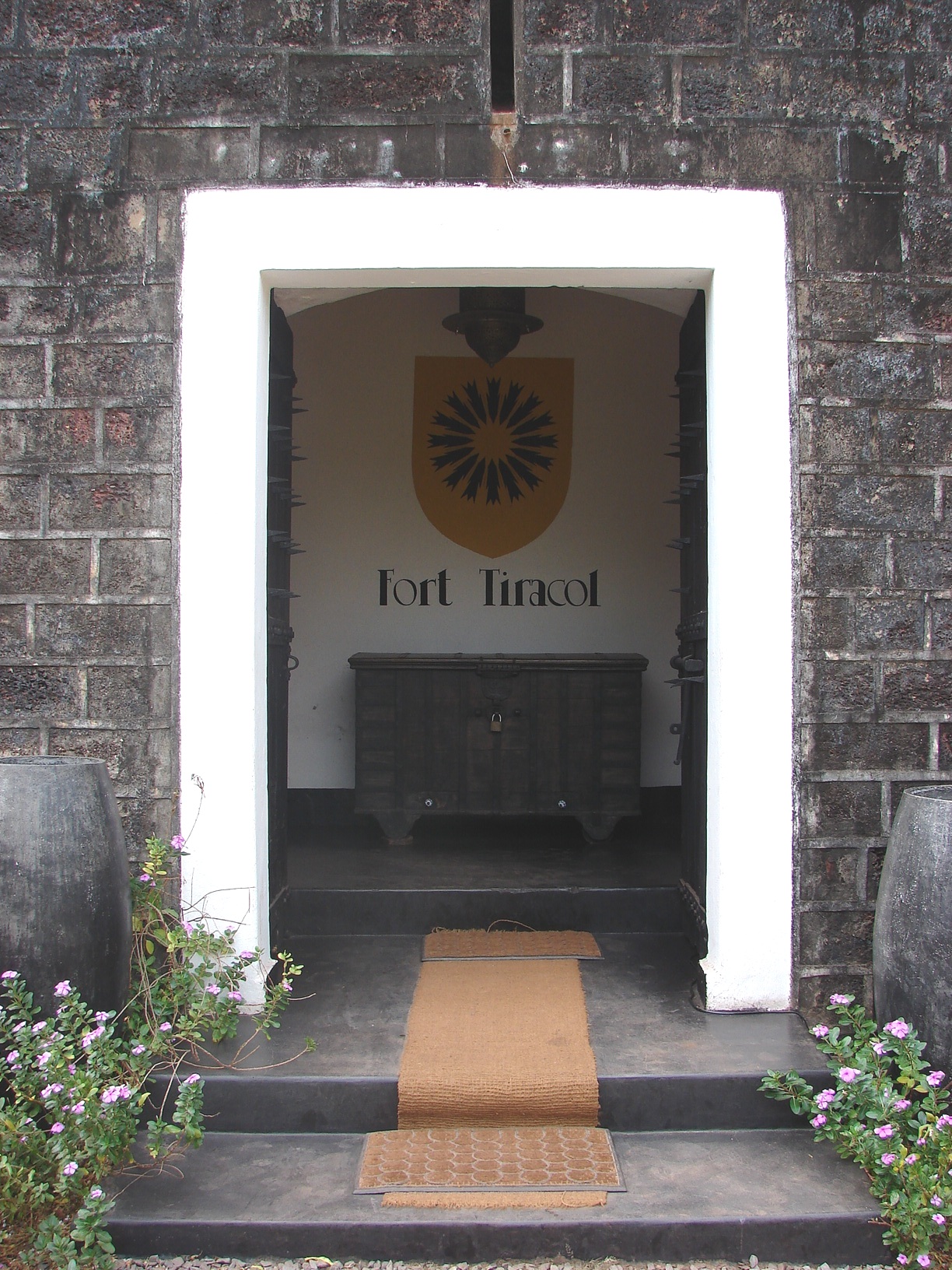 Fort Tiracol w Indiach