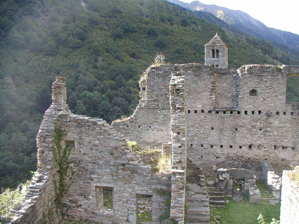 Mesocco Castle in Switzerland