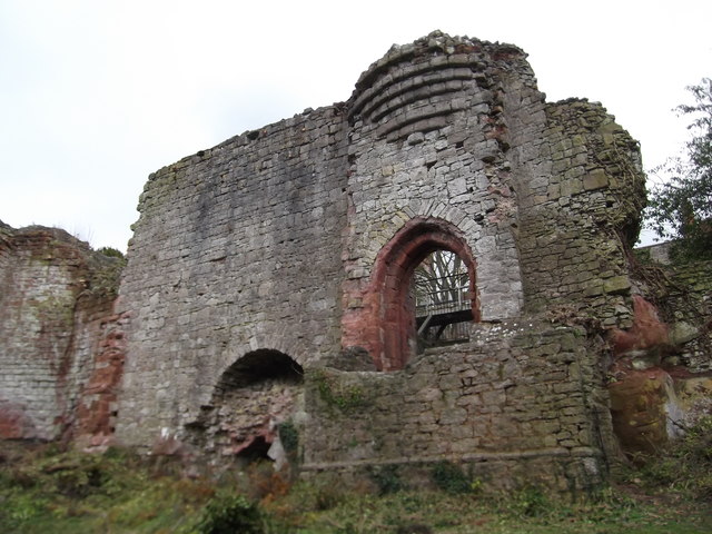 Ruthin Castle in Wales