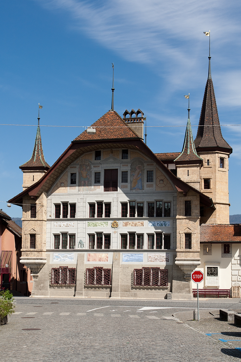 Büren Castle in Switzerland