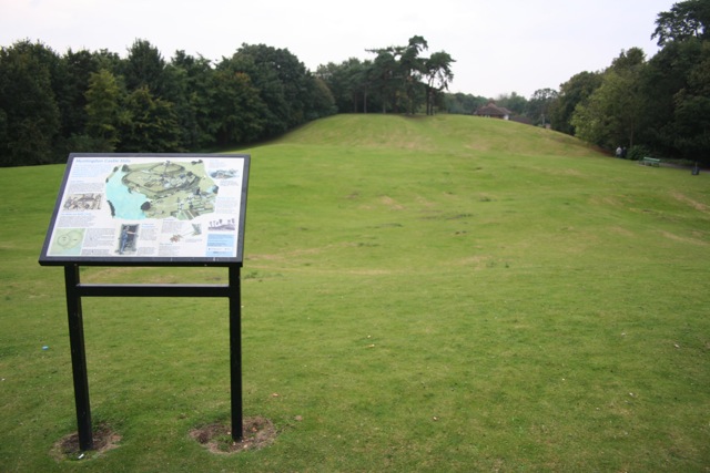 Huntingdon Castle in England