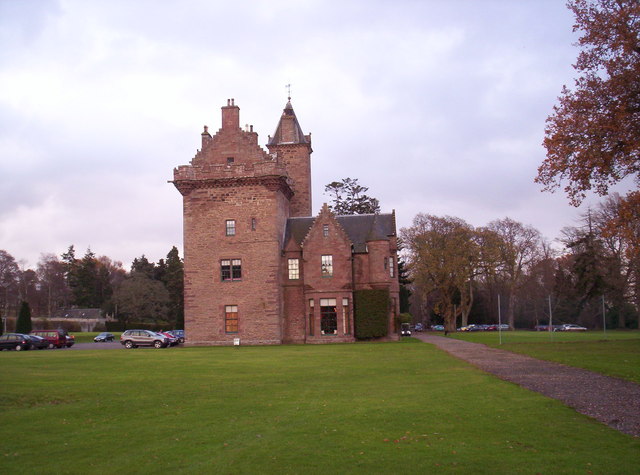 Guthrie Castle in Scotland