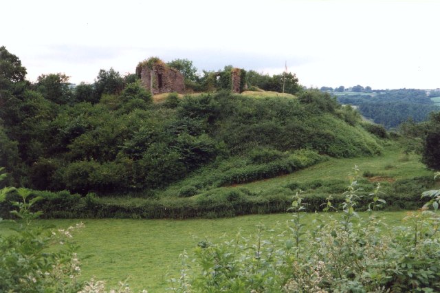 Clifford Castle and Barbican in England