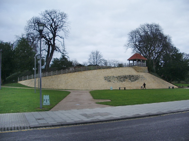 Bedford Castle in England