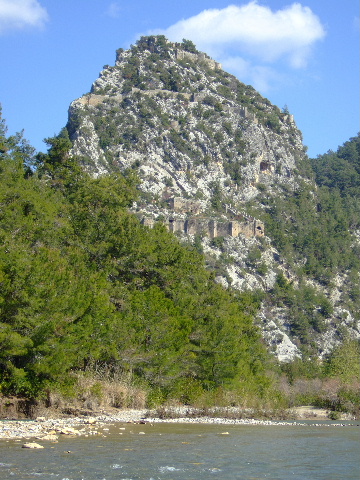 Alara Castle in Turkey