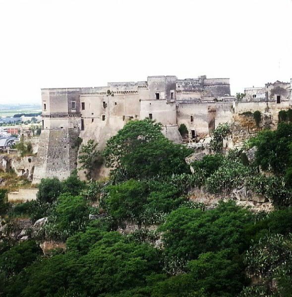 Castle of Massafra in Italy