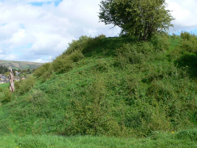 Builth Castle in Wales